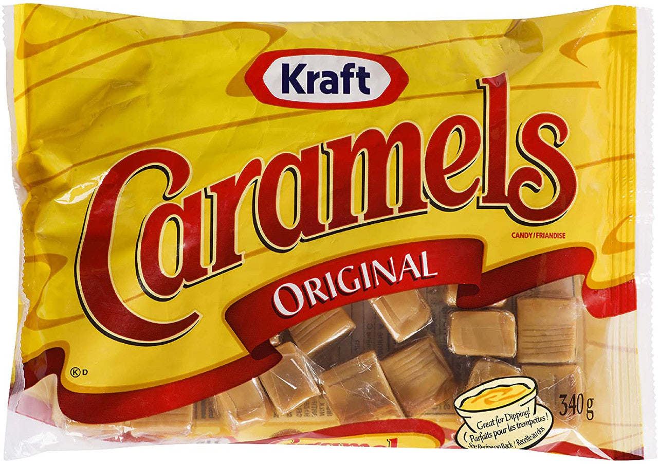 Kraft Original Caramels Candy, 340g/12 oz., {Imported from Canada}