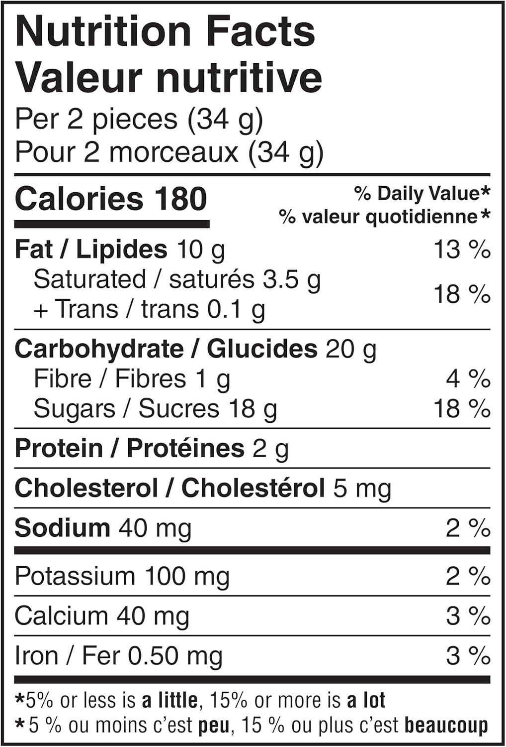 Nestle Turtles Valentine's Day Milk Chocolate Caramel & Pecans Clusters, 183g/6.5 oz. - Nutrition Facts Label