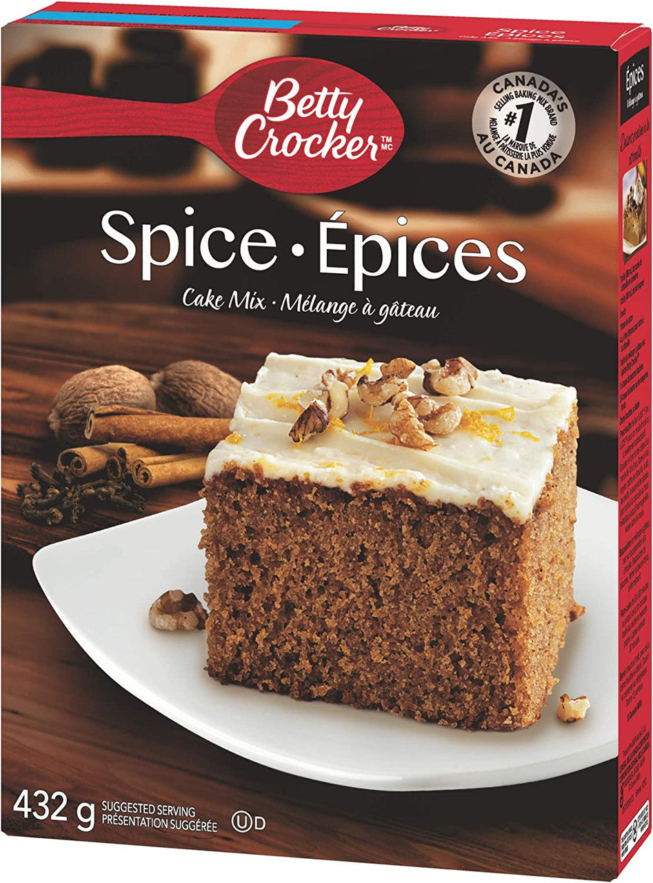 Betty Crocker Spice Cake Mix, 432g/15 oz. Box {Imported from Canada}