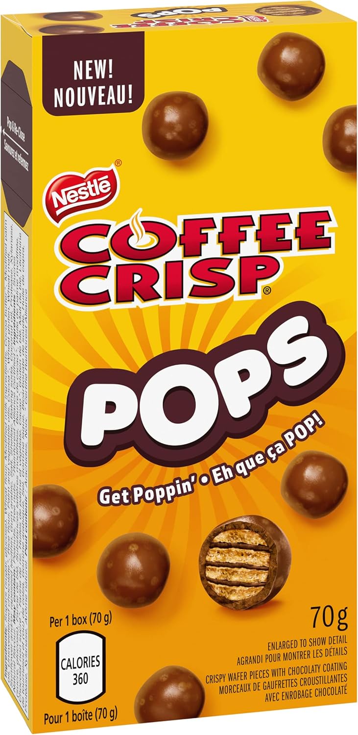 Coffee Crisp Chocolate Pops front