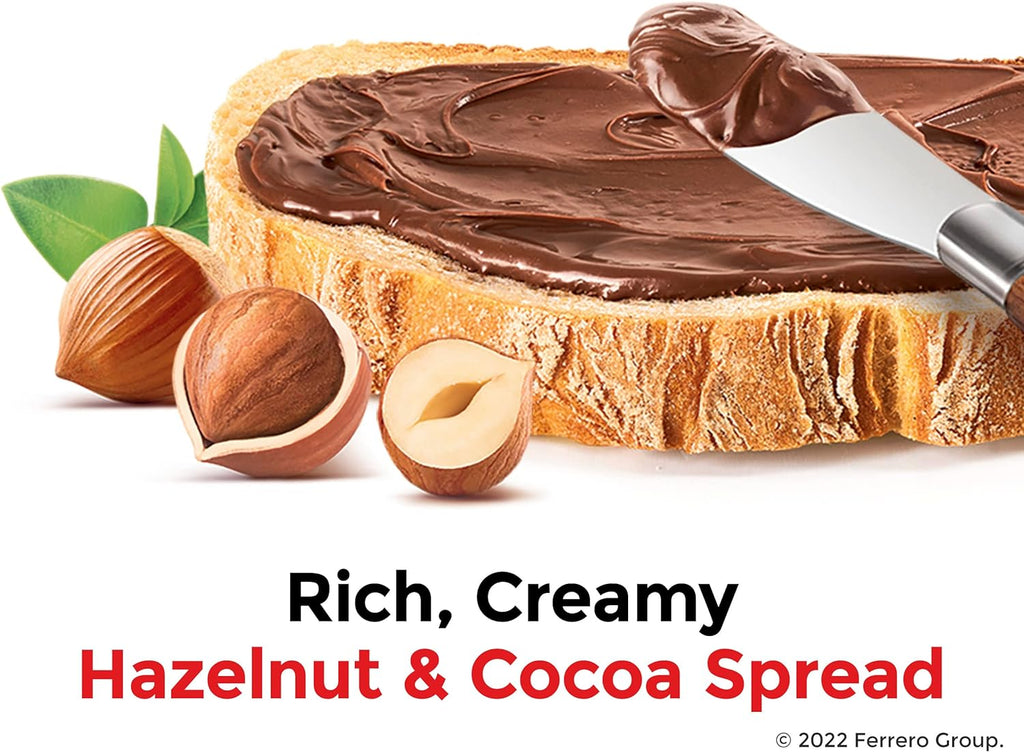 Nutella Hazelnut Spread with Cocoa, Single Portion Packets, 120x15g/0.5 oz.