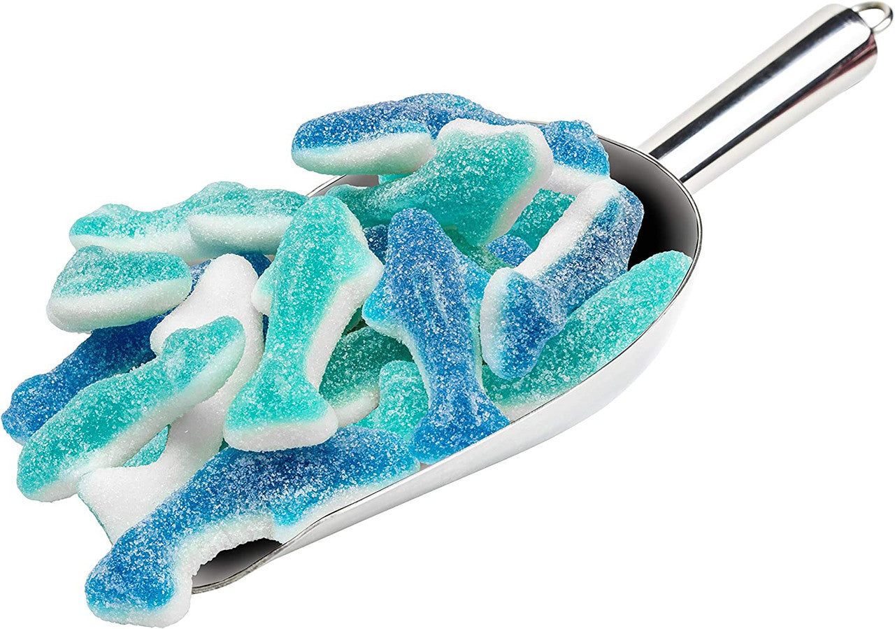 Sour Sharks Gummy Candy, 1kg/2.2 lbs. Bulk Bag {Imported from Canada}