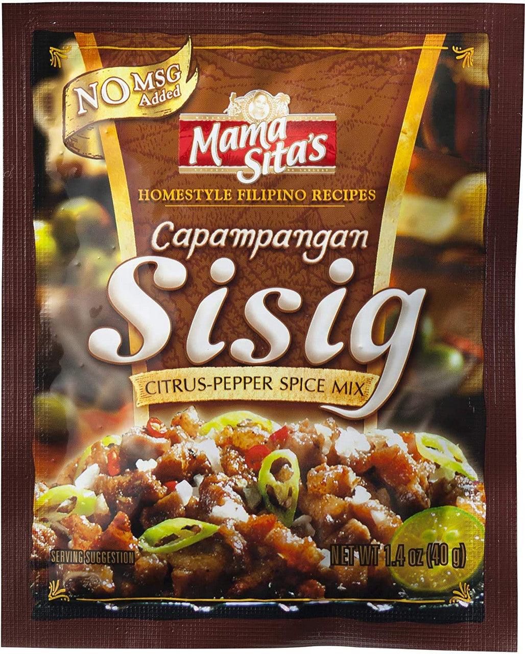 Mama Sita's Capampangan Sisig Citrus Pepper Spice Mix, 40g/1.4 oz., {Imported from Canada}