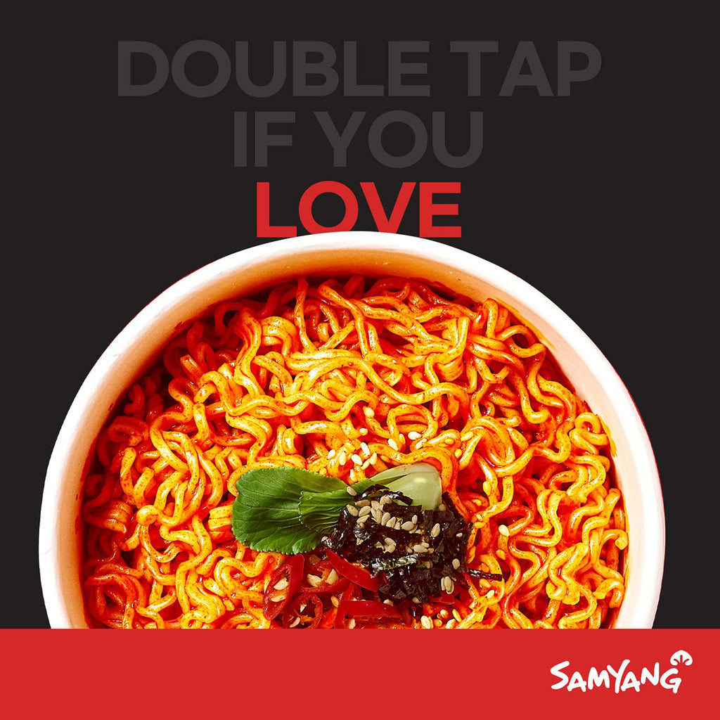 Samyang Buldak Korean Hot Spicy Chicken Stir-Fried Ramen Noodles, 700g/24.7 oz. (5 x 140g/4.9 oz.), Bag {Imported from Canada}