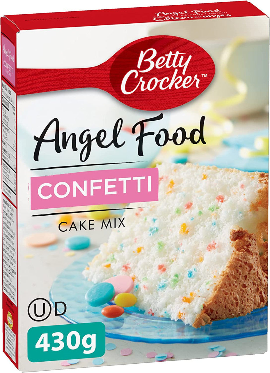 Betty Crocker, Angel Food Confetti Cake Mix, 430g/15 oz. Box {Imported from Canada}