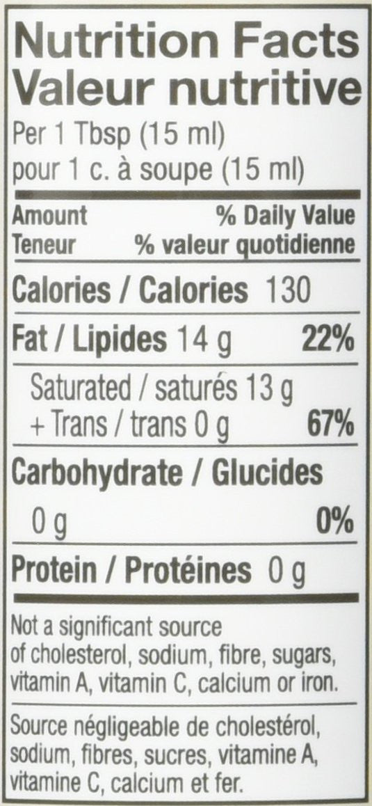 Rockwell's Liquid Coconut Oil , 250ml/8.5 fl. oz., {Imported from Canada}