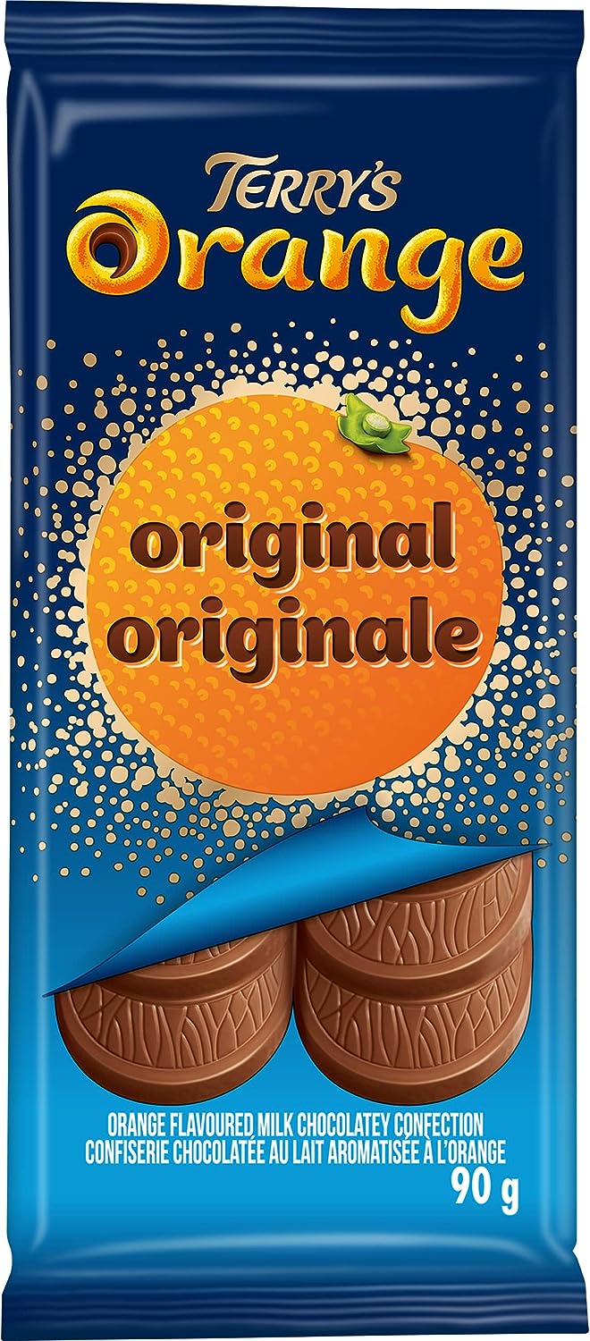 Terry's Orange Original Milk Chocolate Bar, 90g/3.2 oz