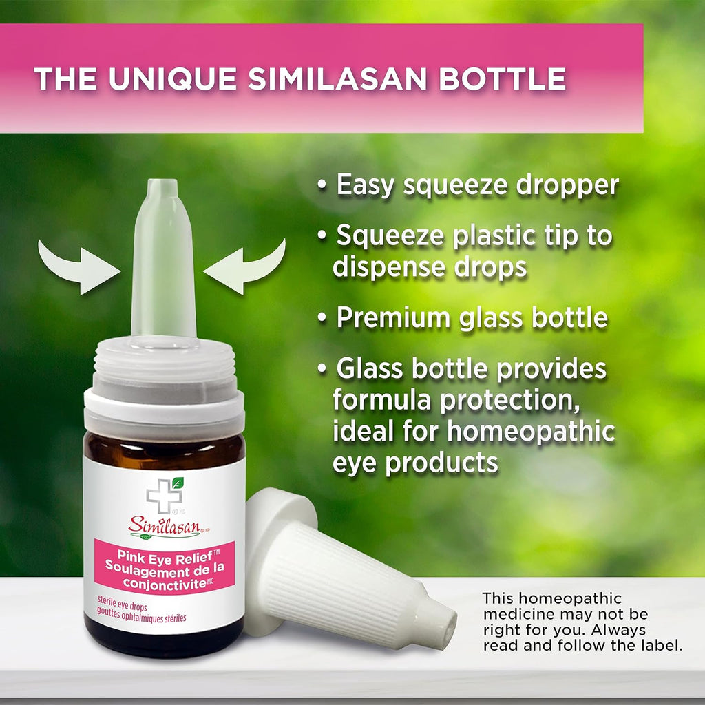 Similasan Pink Eye Relief, Homeopathic Medicine, 10mL Bottle {Imported from Canada}