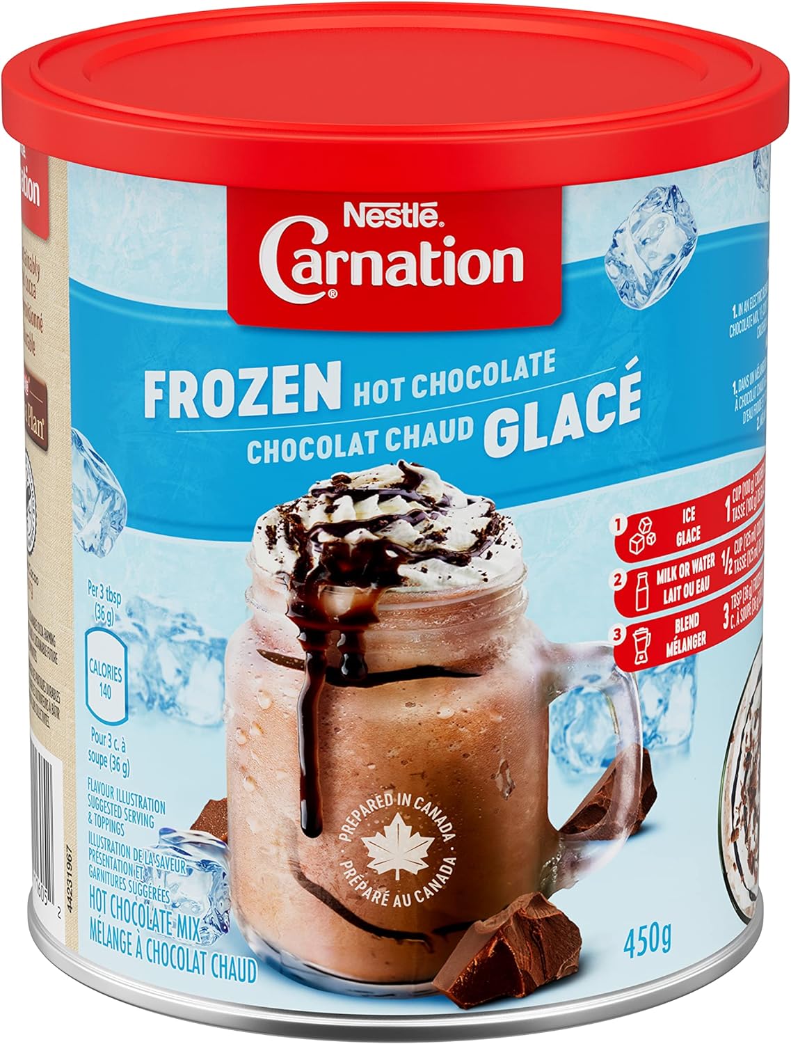 Nestle Carnation Frozen Hot Chocolate Mix, 450g/15.7 oz