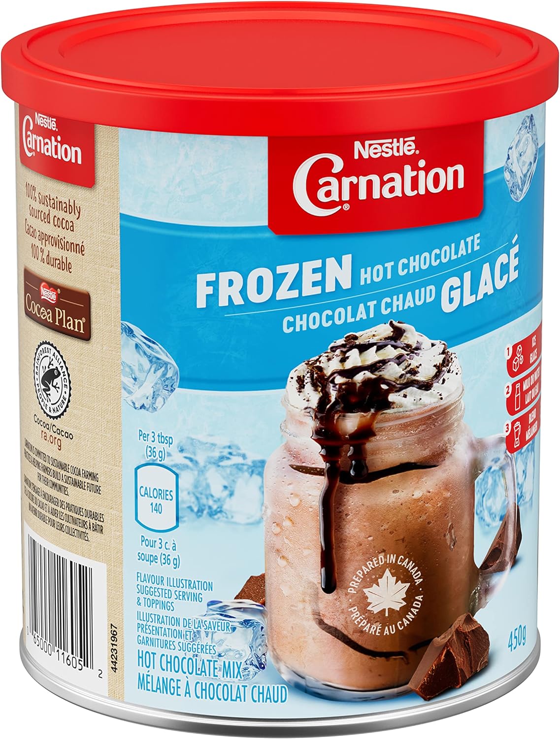 Nestle Carnation Frozen Hot Chocolate Mix, 450g/15.7 oz