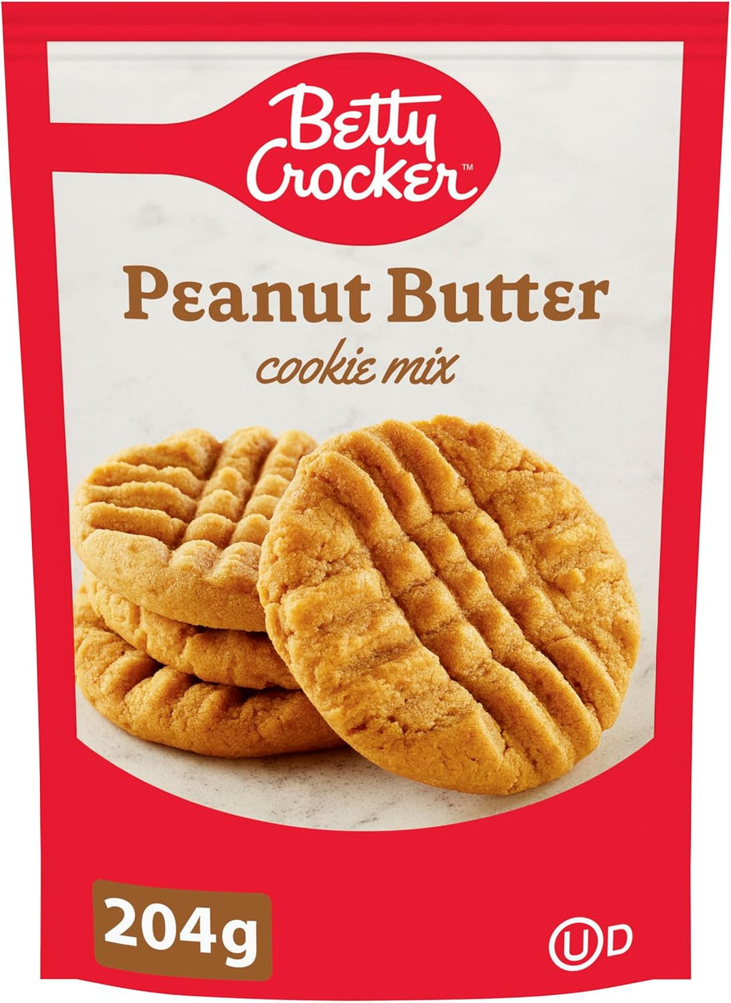 Betty Crocker Peanut Butter Cookie Mix - 204g (7.2 oz) - Front