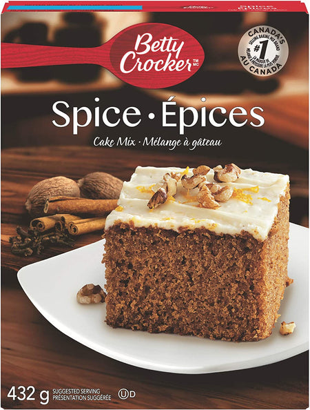 Betty Crocker Spice Cake Mix, 432g/15 oz. Box {Imported from Canada}