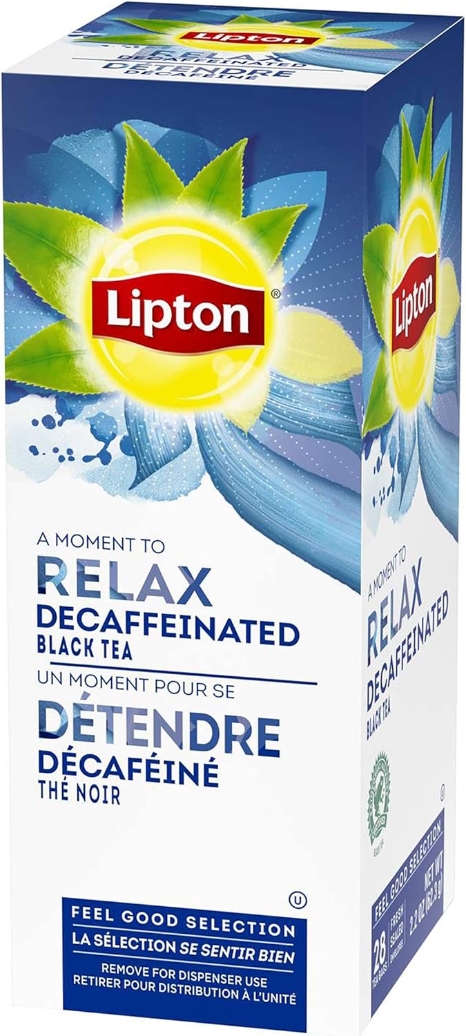 Lipton Relax Decaf Black Tea front