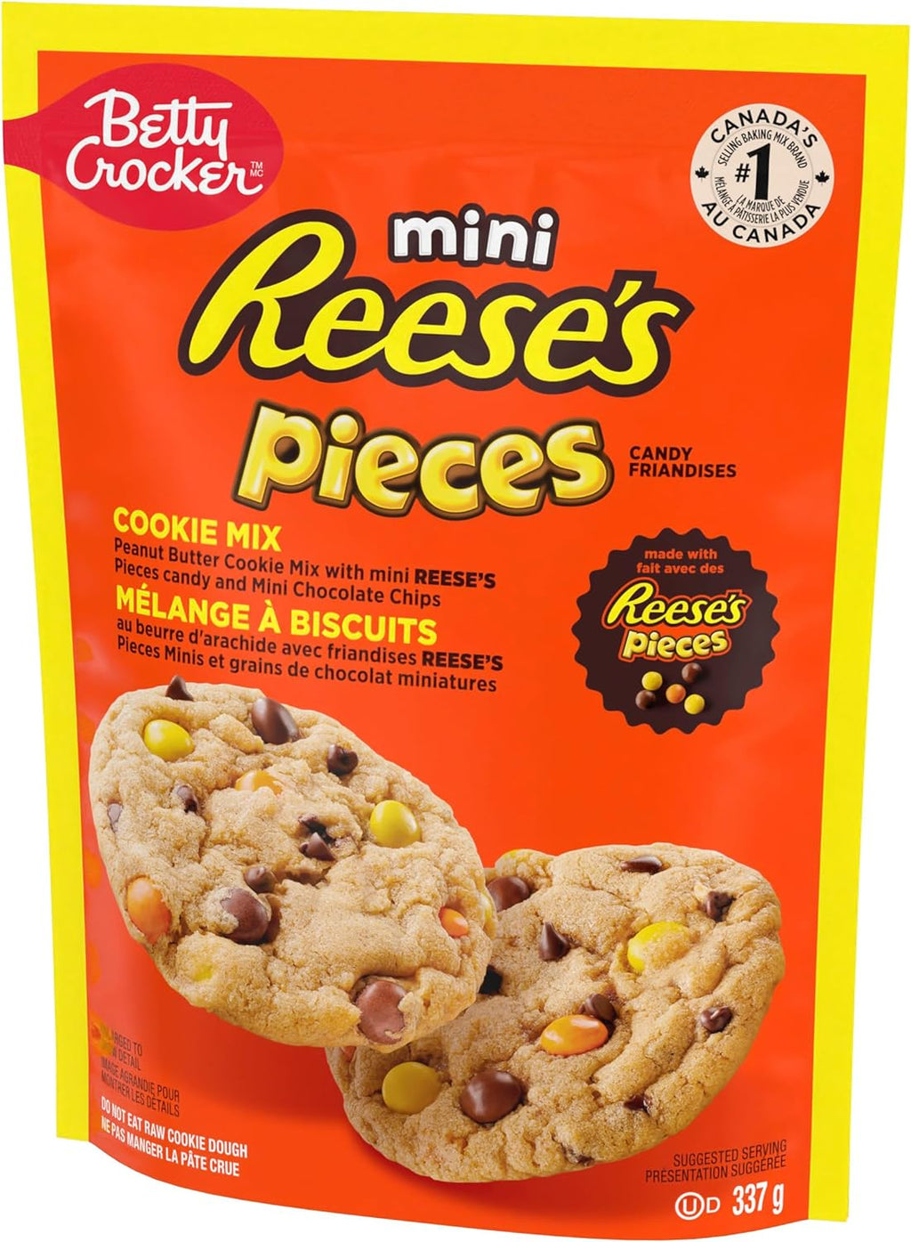 Betty Crocker Mini Reese's Pieces Cookie Mix, 337g/11.8 oz.