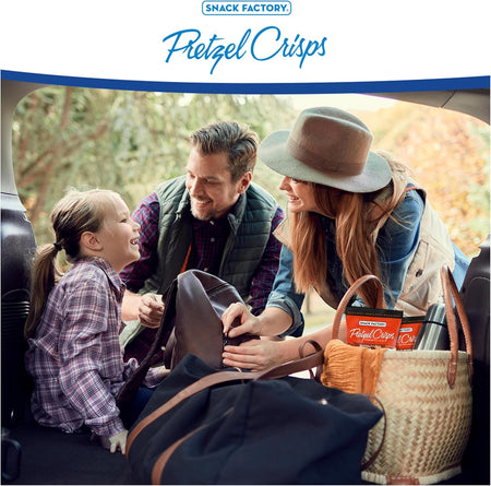 taking along some Snack Factory Buffalo Wing Pretzel Crisps on a hike