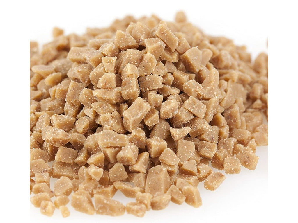 Harlan's Crushed Skor Stir-In, 2.26kg/79.7 lbs., Box, crushed skor bits.