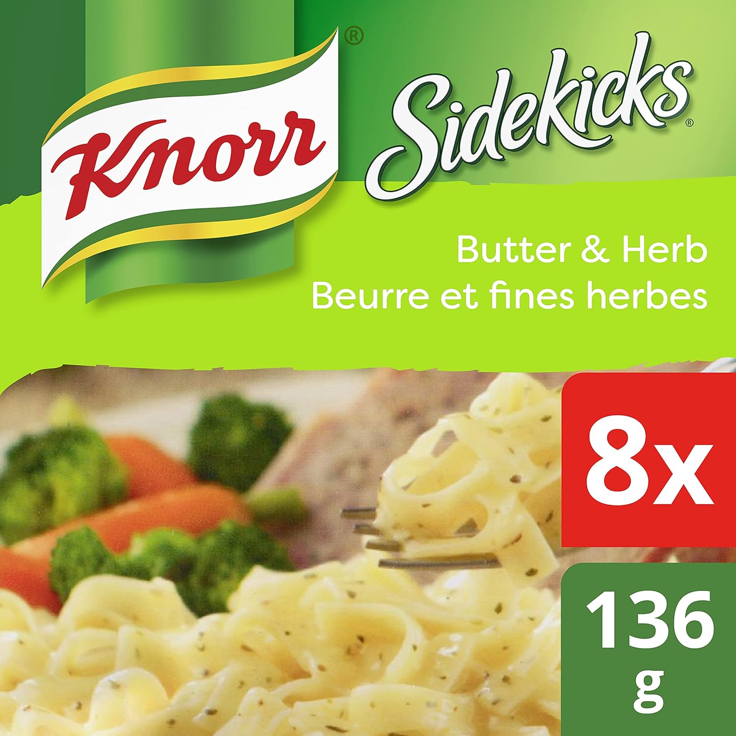Knorr Pasta Butter & Herb Side Dishes - 8 Pack