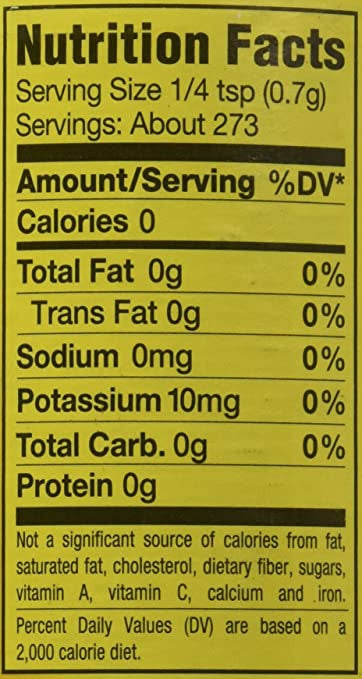Dash Salt-Free Original Blend Seasoning, 70g/2.4 oz., Bottle {Imported from Canada}