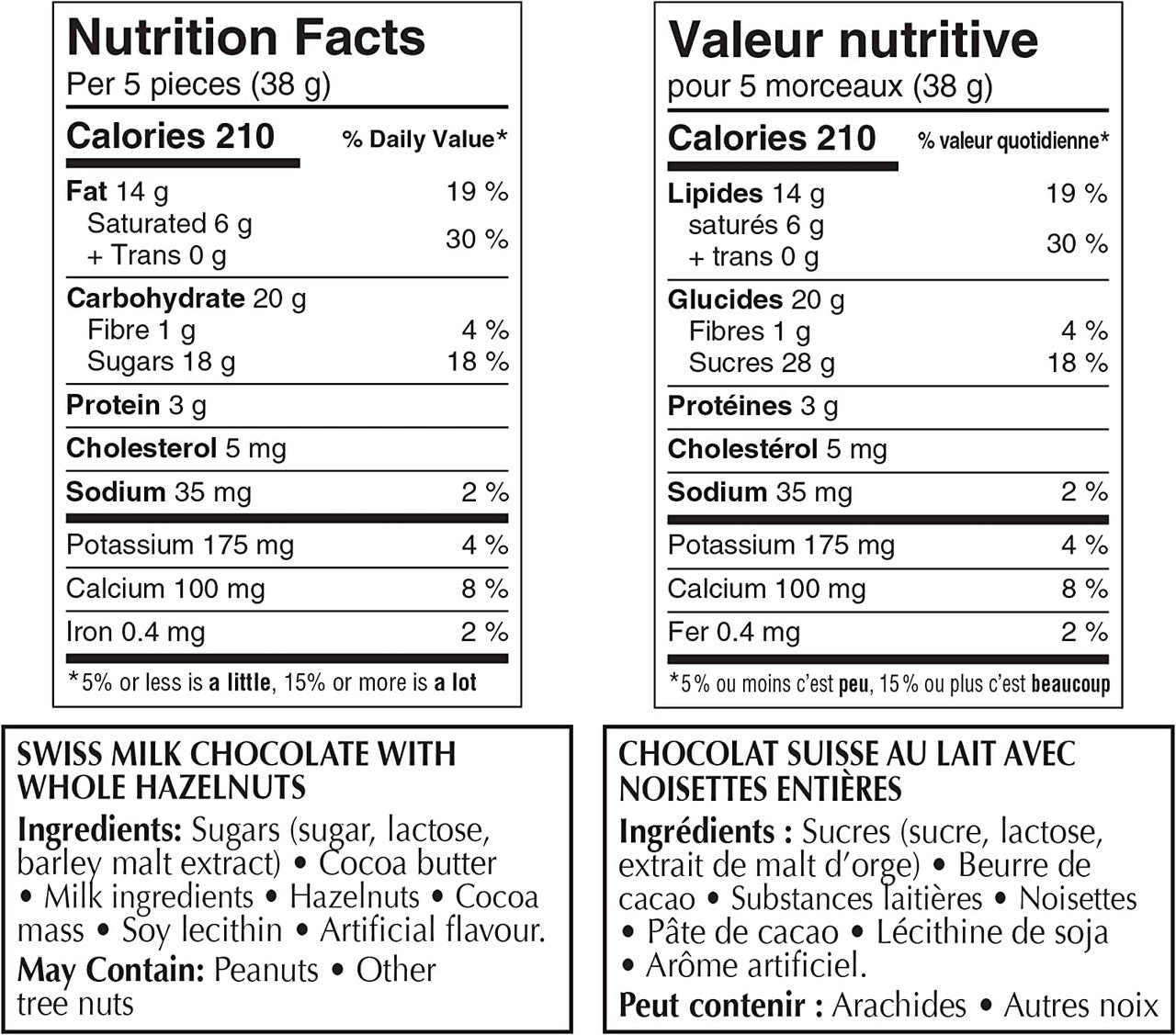 Lindt Swiss Classic Milk Chocolate With Whole Roasted Hazelnuts - 300g