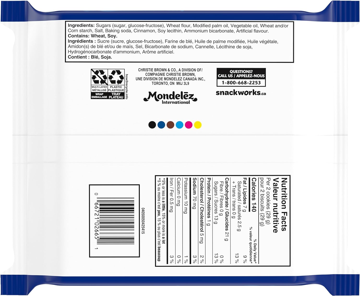 Christie Cinnamon Bun Oreo Cookie, 261g/9 oz.