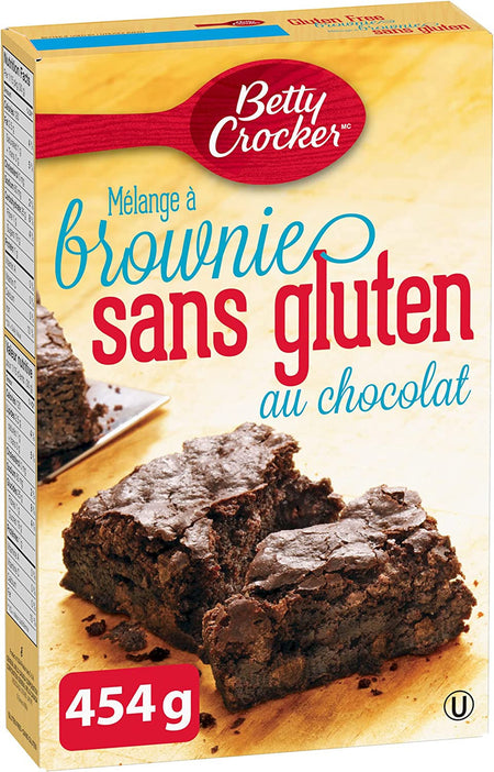 Betty Crocker Chocolate Gluten Free Brownie Mix, 454g/16 oz. Box {Imported from Canada}