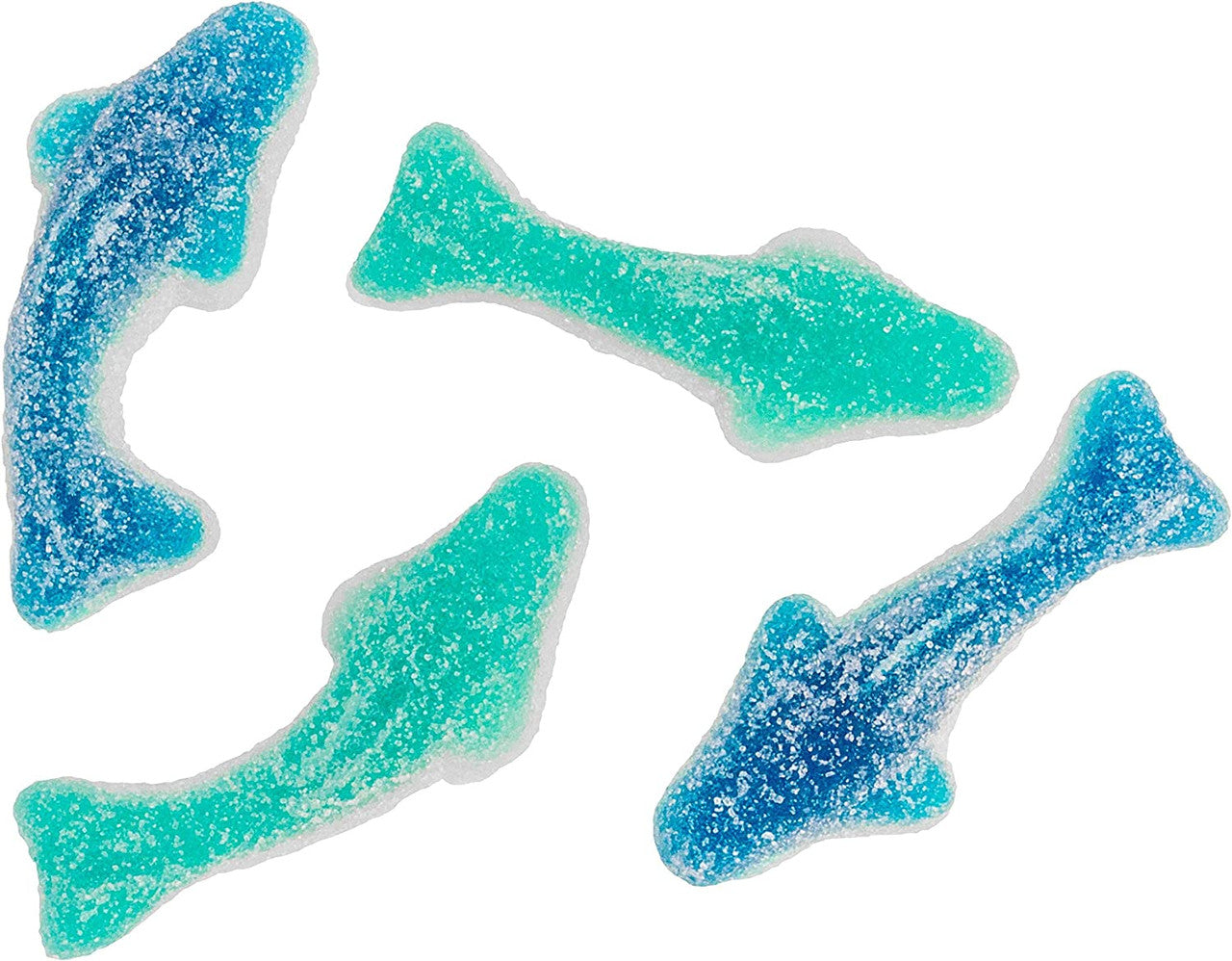 Sour Sharks Gummy Candy, 1kg/2.2 lbs. Bulk Bag {Imported from Canada}