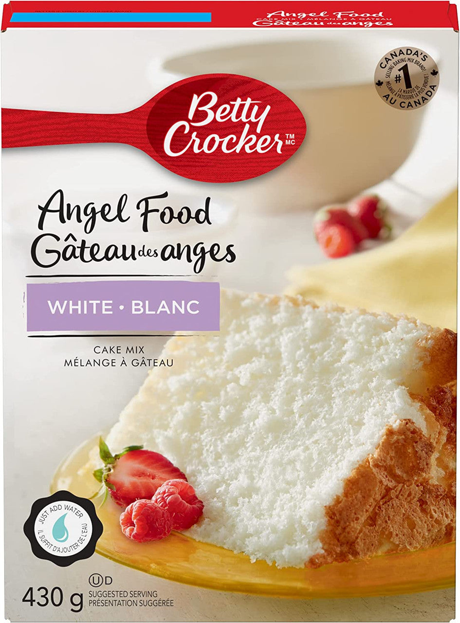 Betty Crocker, Angel Food White Cake Mix, 430g/15 oz. Box {Imported from Canada}