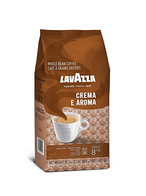 Lavazza Crema E Aroma, Whole Bean Coffee Blend, Medium Roast, 1kg/2.2 lb. Bag {Imported from Canada}