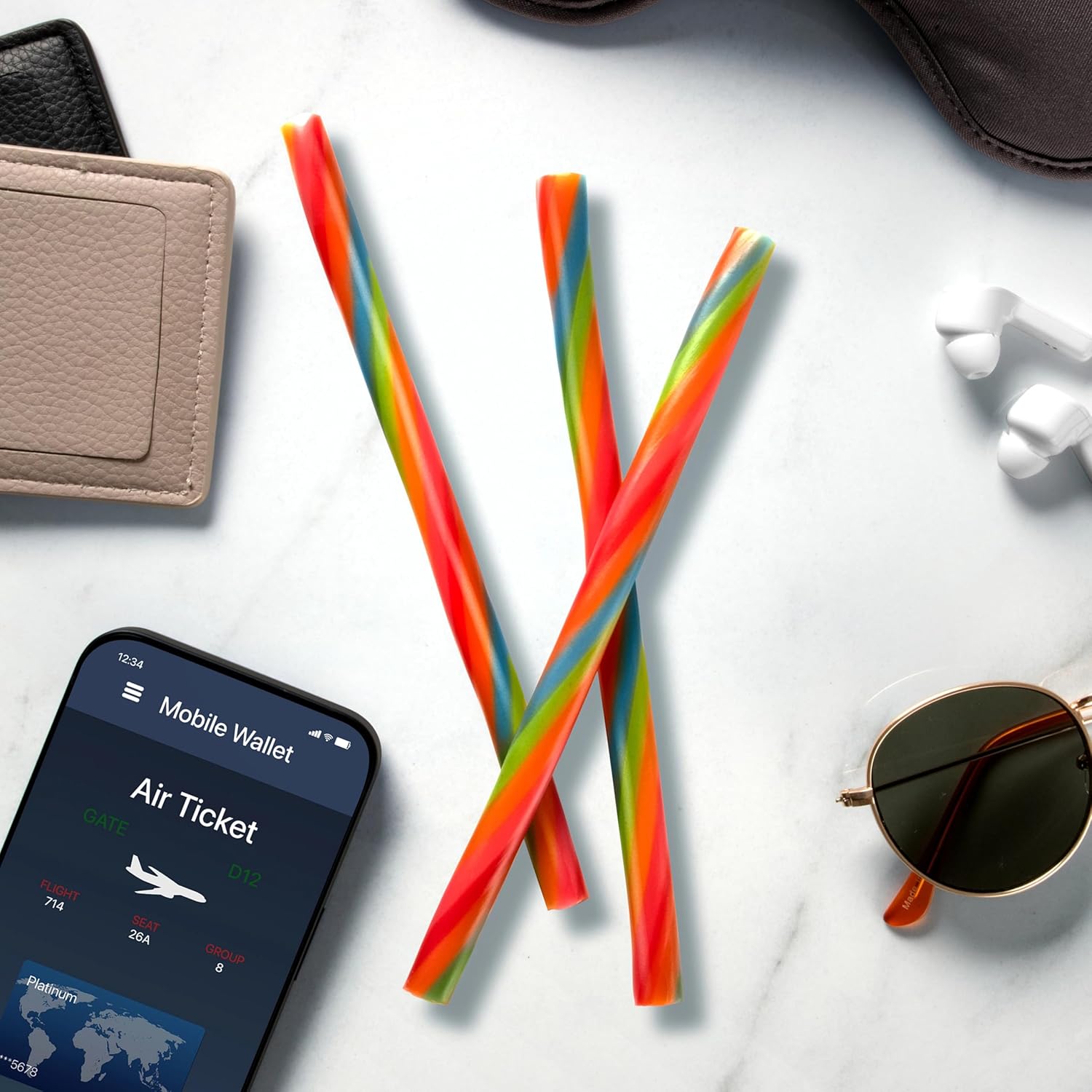 SweeTarts Twisted Rainbow Punch Ropes - Perfect On The Go Snack