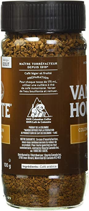 Van Houtte Colombian Light Roast Instant Coffee, 100g/3.5oz. {Imported from Canada}