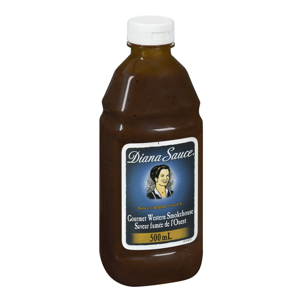 DIANA Sauce, Smokehouse Flavour, 1ct, 500ml/16.90 oz.{Imported from Canada}