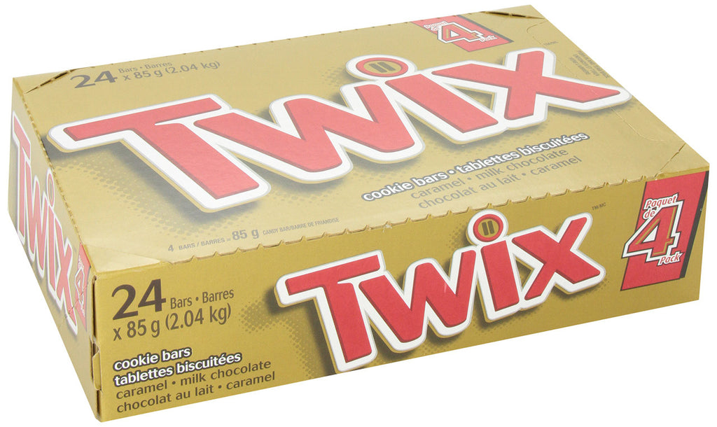 Twix Cookie Bar 2-Piece King Size, 85g/3 oz. per bar, 24-Count {Imported from Canada}