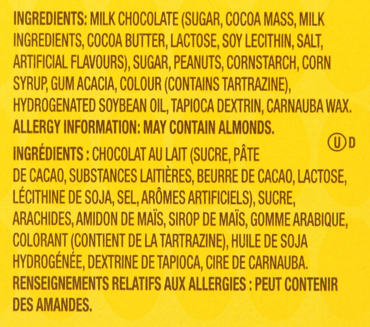 M&M's Peanut Candies (49g/1.7 oz.) per pack, 24-Count {Imported from Canada}