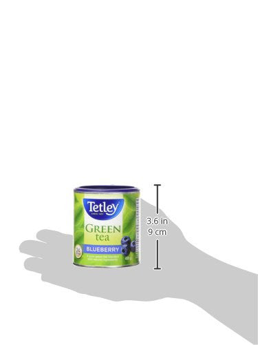 Tetley Tea Blueberry Green Tea, 24ct, 48g/1.7oz. (Imported from Canada)