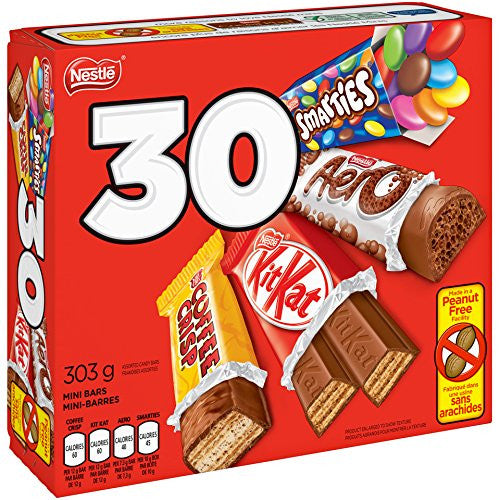 Nestle 30ct, Coffee Crisp, Kit Kat, Smarties, Aero, Halloween Box {Canada}