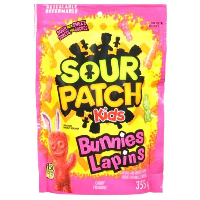Maynards Sour Patch Kids Bunnies Gummy Candy, 355g/12.5oz., {Imported from Canada}