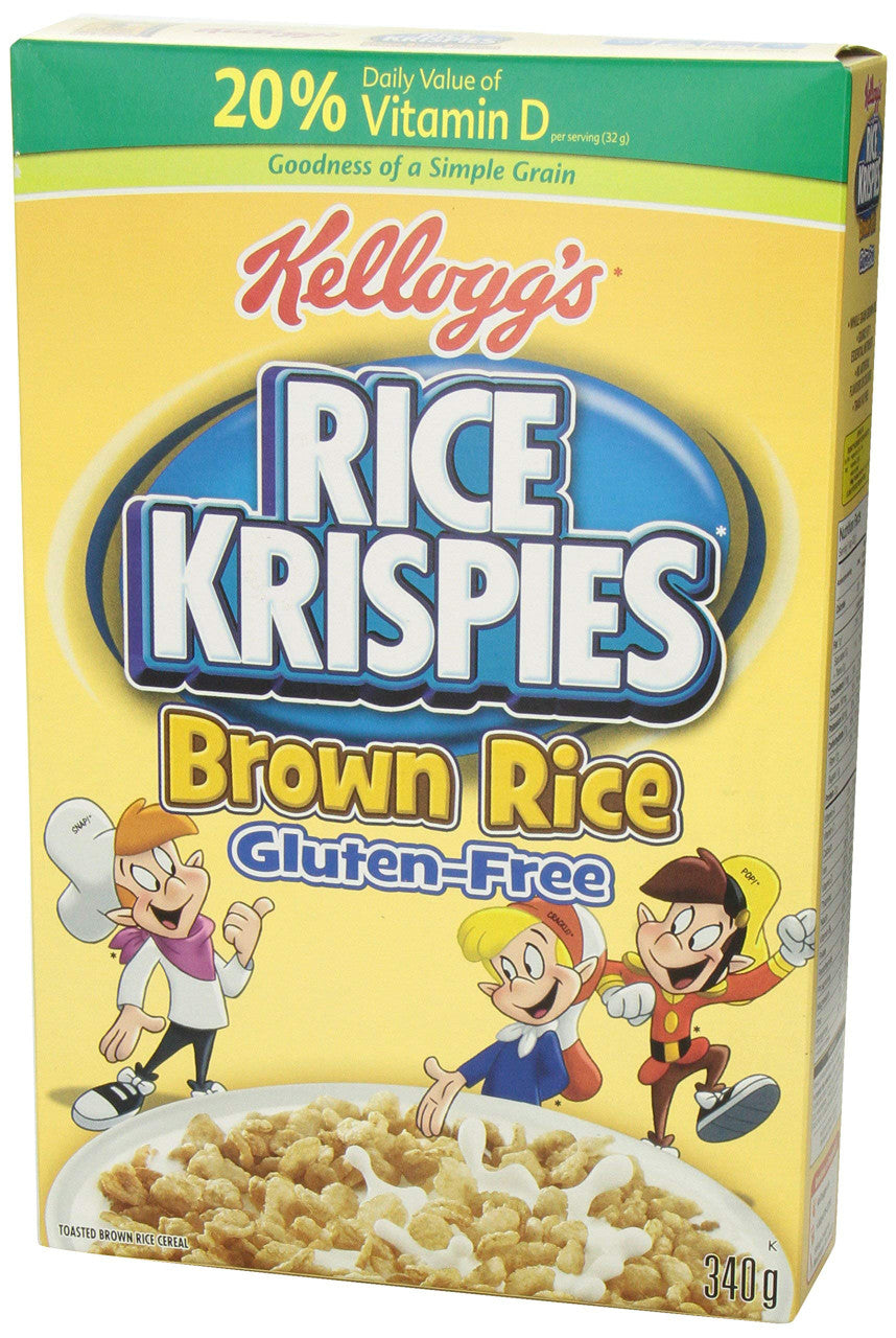 Rice Krispies, Gluten Free Cereal, 340g/12oz., {Imported from Canada}