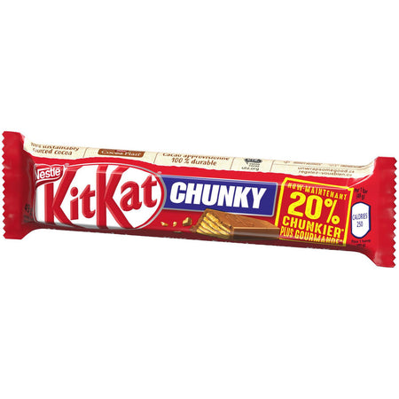 Nestle Kit Kat Chunky Bar, Chocolate 51g/1.8oz - 24pk {Imported from Canada}