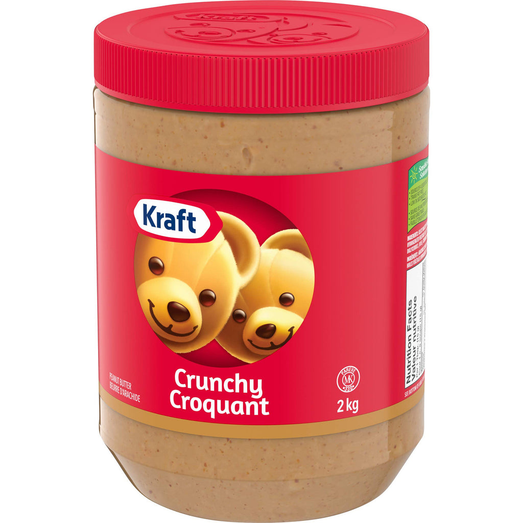 Kraft Crunchy Peanut Butter 2kg/4.4 lbs. {Imported from Canada}