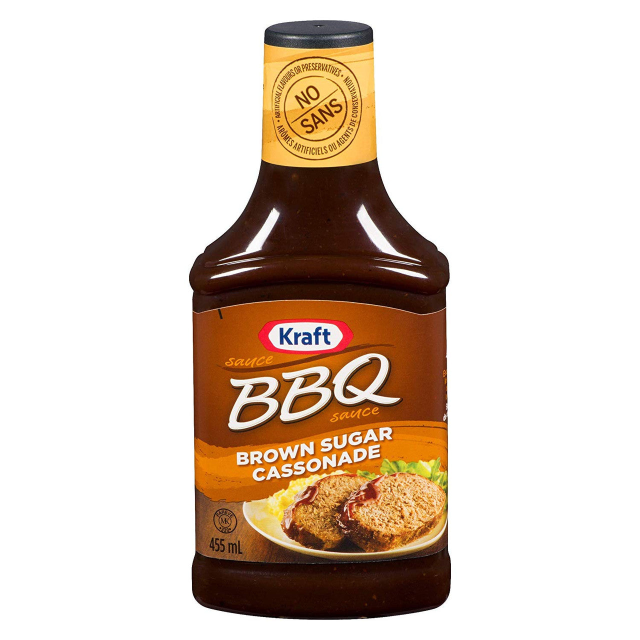 Kraft BBQ Sauce, Brown Sugar, 455mL/15.4oz., {Imported from Canada}