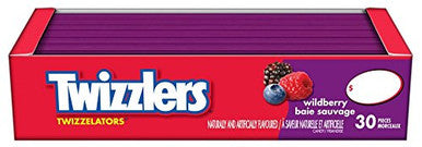 Twizzlers Twizzelators  Wildberry, 30ct,  957g/33.75oz.{Imported from Canada}