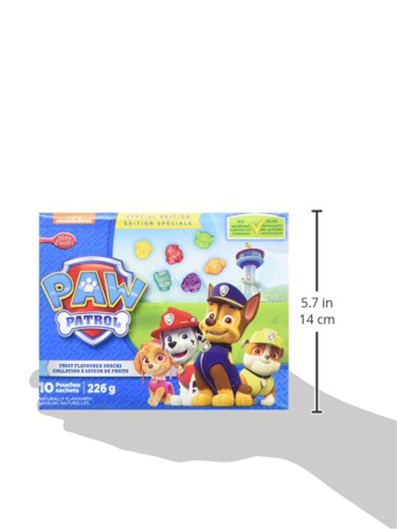 Betty Crocker, Paw Patrol, Fruit Snacks, Special Edition, 10ct, 226g/8oz., {Imported from Canada}