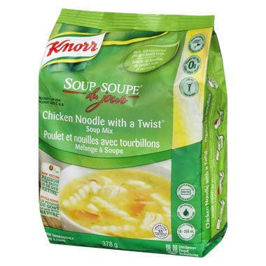 Knorr Chicken Noodle Twist, Soup Du Jour 378g/13.3oz {Imported from Canada}