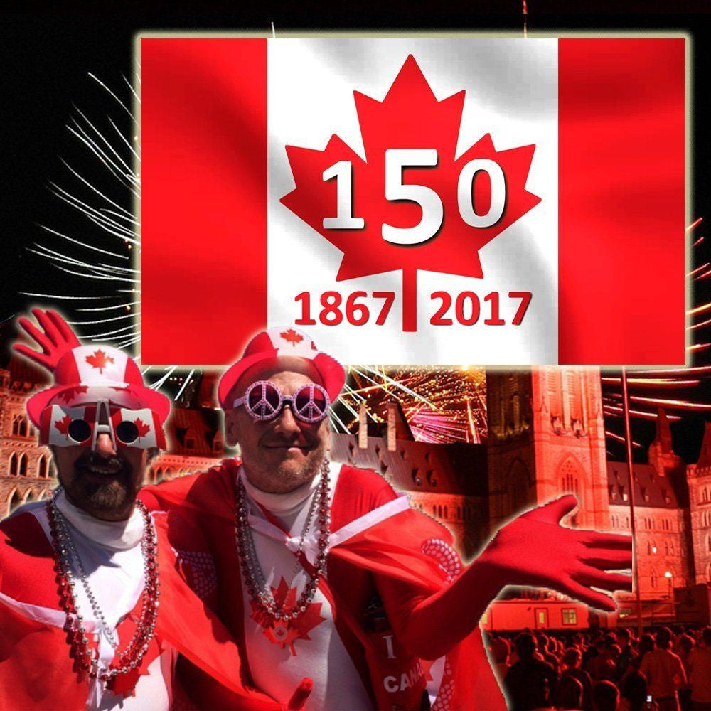 Canada 150 Flag -- 3x5ft Commemorative Canada Flag (2pk)