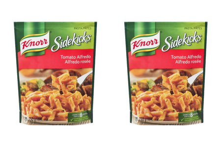 Knorr Sidekicks Pasta, Tomato Alfredo Side Dishes, 150g/5.3oz., (2 pack), {Imported from Canada}