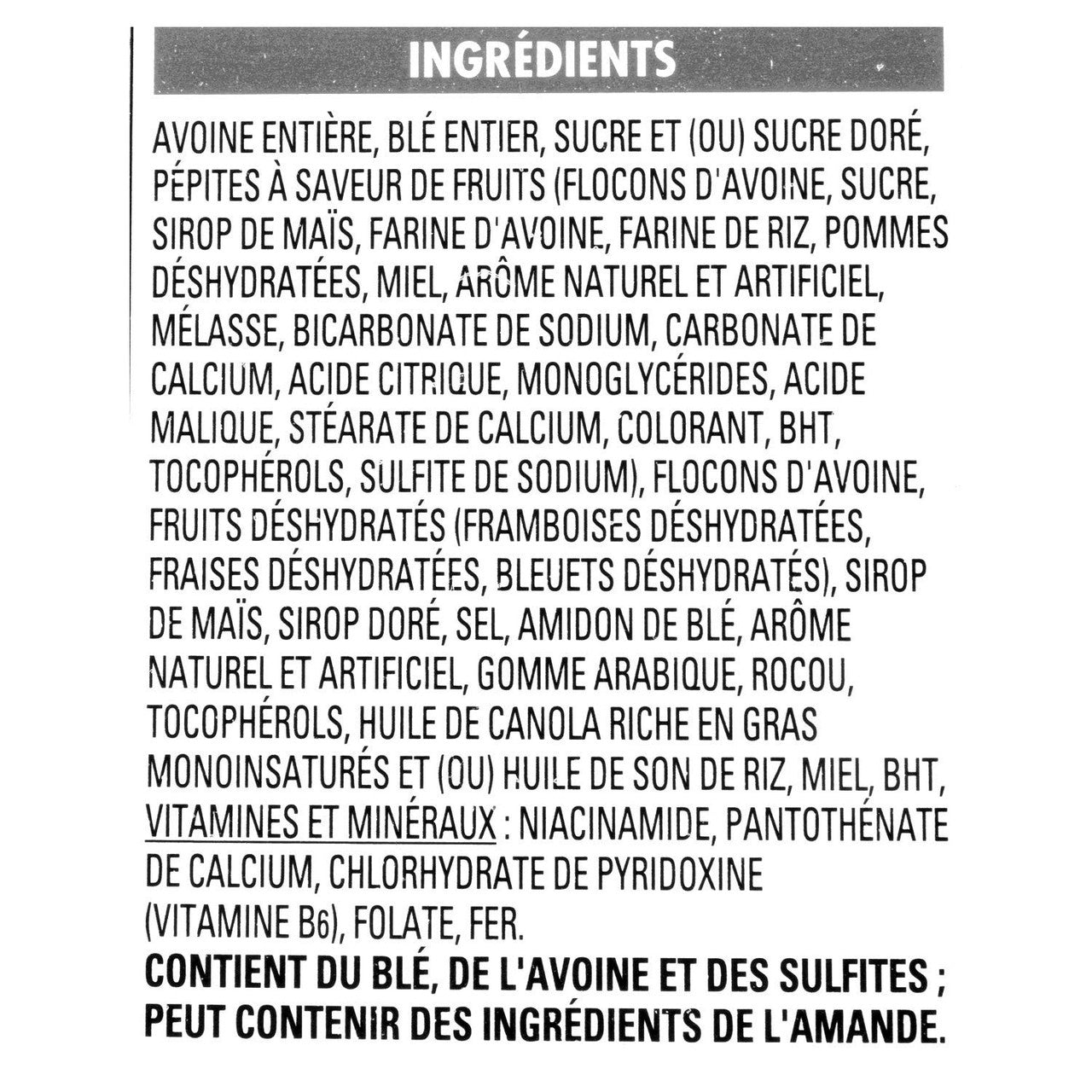 General Mills Family Size Oatmeal Crisp Triple Berry Cereal, 650g/22.9oz, (Imported from Canada)