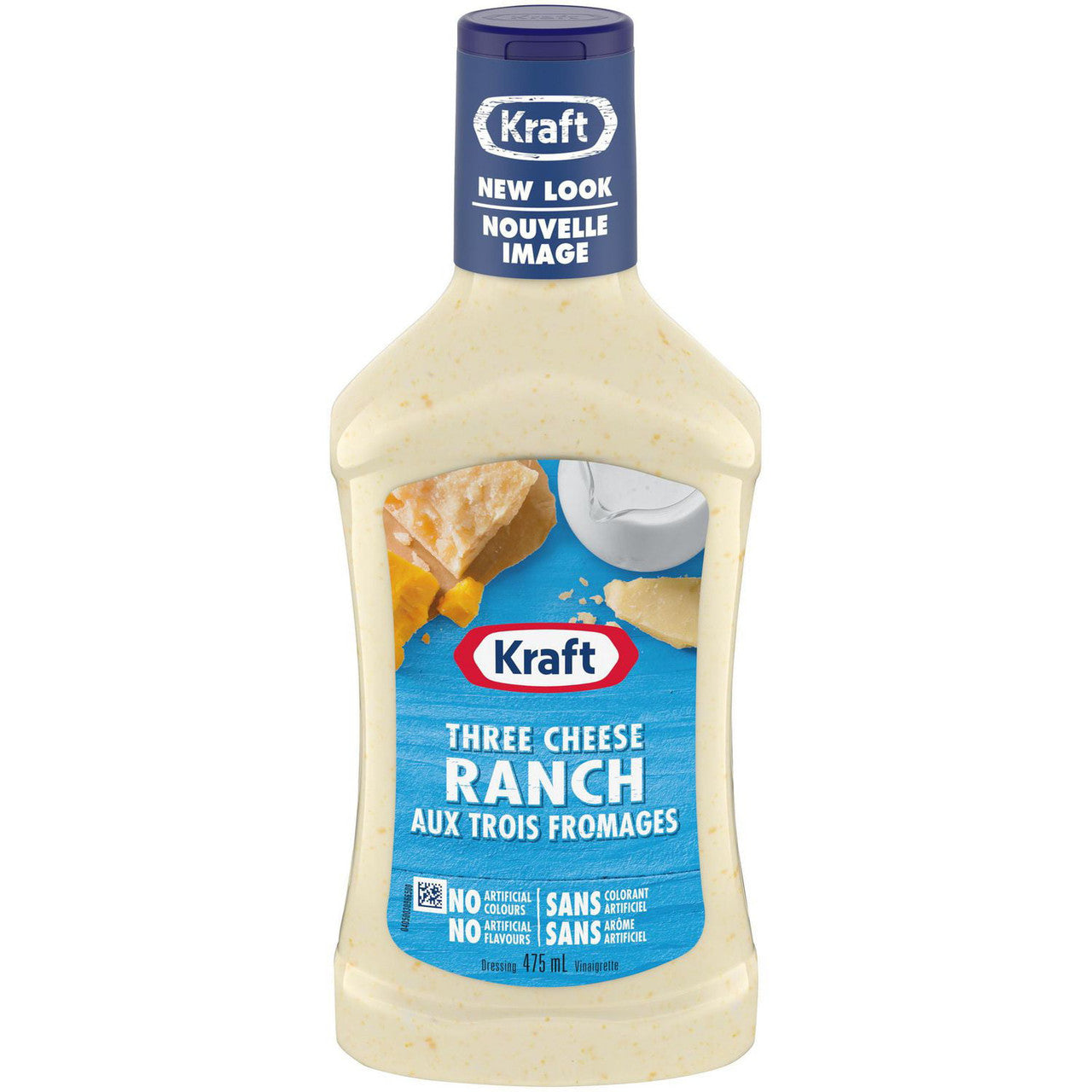 Kraft Three Cheese Ranch Salad Dressing, 475mL/16 fl. oz., Bottle, {Imported from Canada}