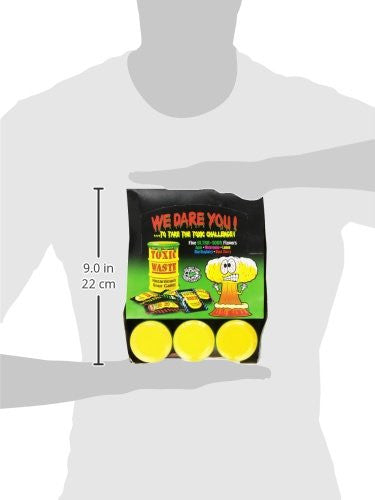 TOXIC WASTE Hazardously Sour Candy, 48g/1.7oz., Plastic Drums (12ct) {Imported from Canada}