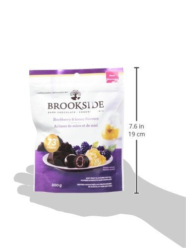 BROOKSIDE Dark Chocolate, BlackBerry & Honey, 200g/7.1 oz. {Imported from Canada}