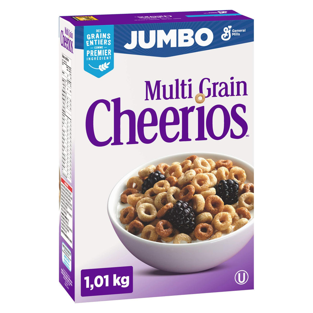 CHEERIOS Multi-Grain Jumbo, 1.01kg / 35.62oz  {Imported from Canada}